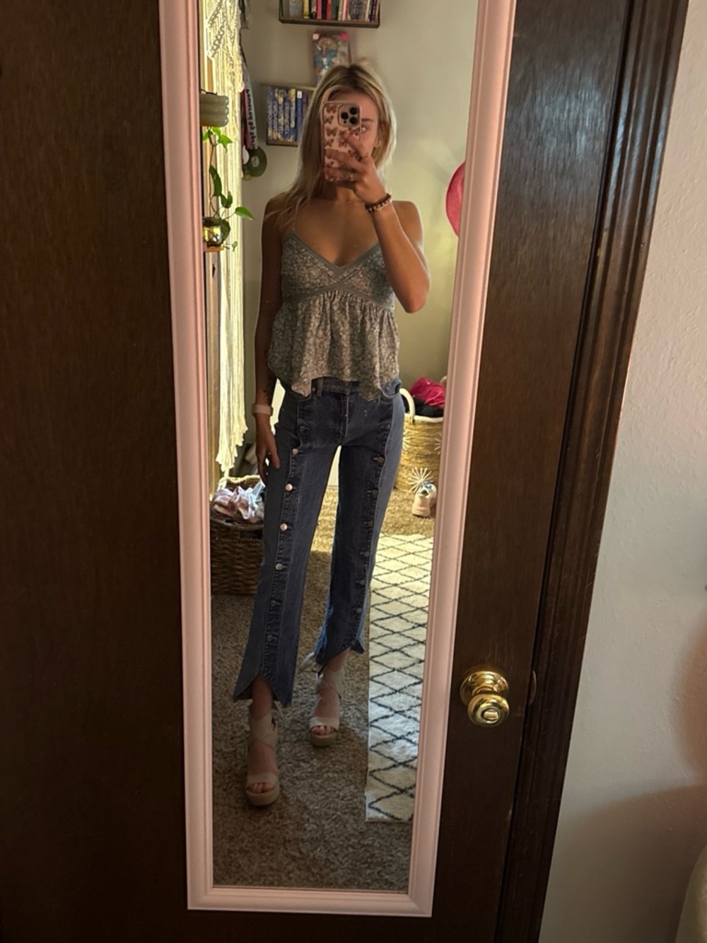 REVICE VINTAGE BUTTON UP JEANS